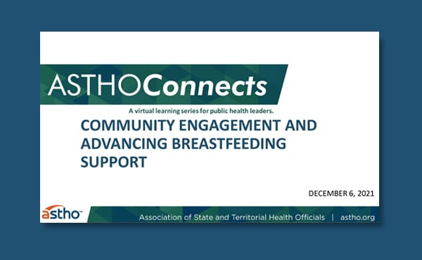 Community Engagement and Advancing Community Breastfeeding Support slide deck thumbnail