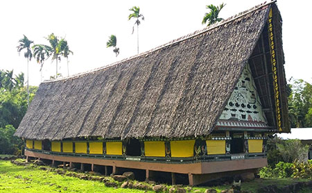 Traditional meeting house in Palau, called a bai