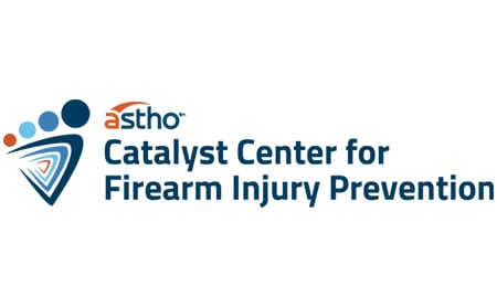 Logo for the ASTHO Catalyst Center for Firearm Injury Prevention