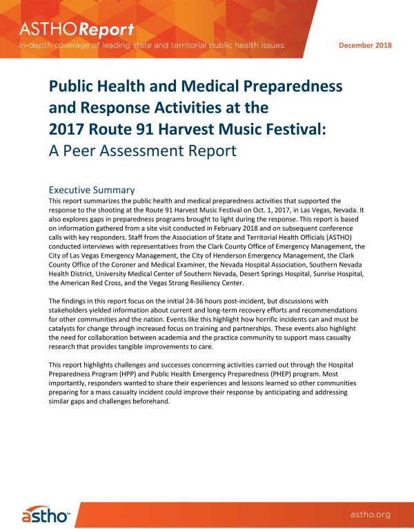 Public Health and Medical Preparedness and Response Activities at the 2017 Route 91 Harvest Music Festival