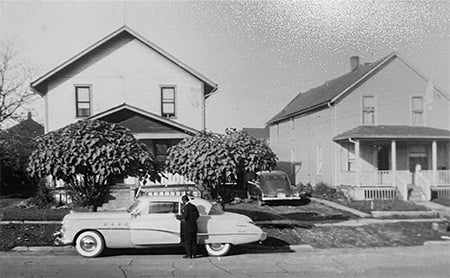 A suburban house in the 1940s (donated by Ninah Sasy)