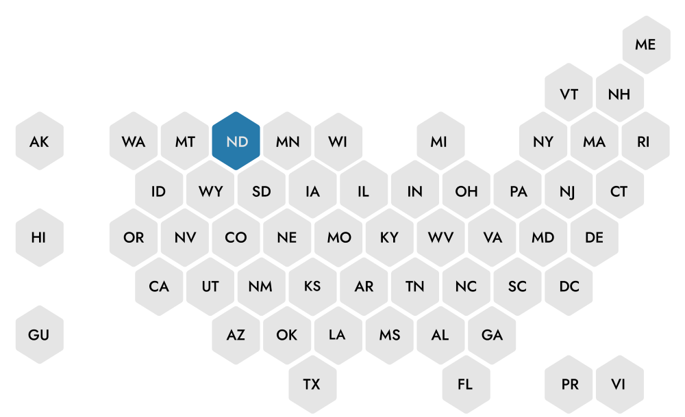 ASTHO INSPIRE State Map_Training & Resources Training - North Dakota’s Innovation in Collaboration.png